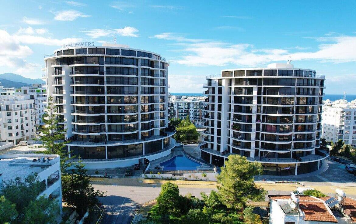 Квартира 3+1 в роскошном комплексе CC Towers в центре Гирне